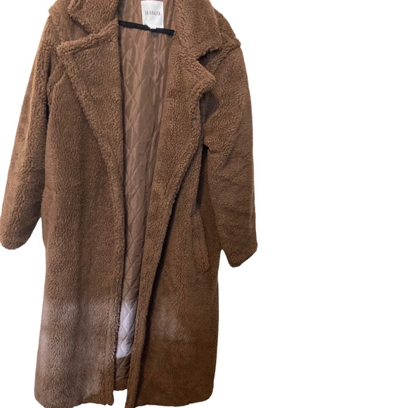 Pre-owned MP BB Dakota Oversized Teddy Coat DARK BROWN XXL - Picture 3 of 4